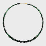 Men's Oracle Emerald Faceted Necklace