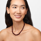 Oracle Garnet Gemstone Necklace