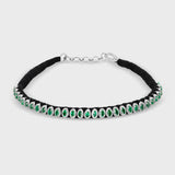 Chakra Skinny Emerald Diamond Collar