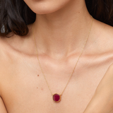 Treasure Tourmaline Slice Necklace