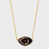 Dreamcatcher Lucky Eyes Amethyst Diamond Necklace