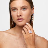 Treasure Opal & Aquamarine Drop Earrings