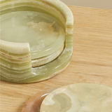 Green Onyx Coaster Set