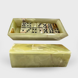 Green Onyx Domino Set