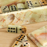 Green Onyx Domino Set