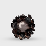 Smoky Quartz Candle Holder