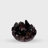 Smoky Quartz Candle Holder