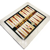 Marble Onyx Backgammon Set