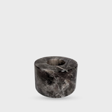 Smoky Quartz Polished Candle Holder