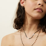 Onyx Inlay Bar Earrings
