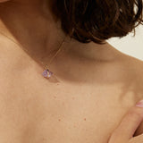 February Birthstone Amethyst Necklace