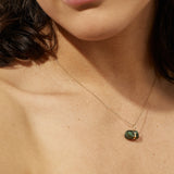 May Birthstone Emerald Necklace