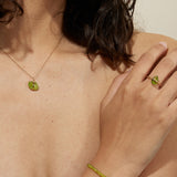 August Birthstone Peridot Necklace