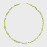 Peridot Pebble Necklace