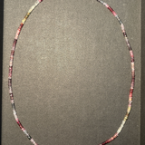 Grape Sapphire Long Necklace