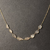 Raw Diamond Chip Necklace