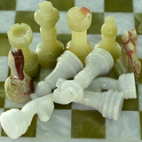 Green Onyx Chess Set