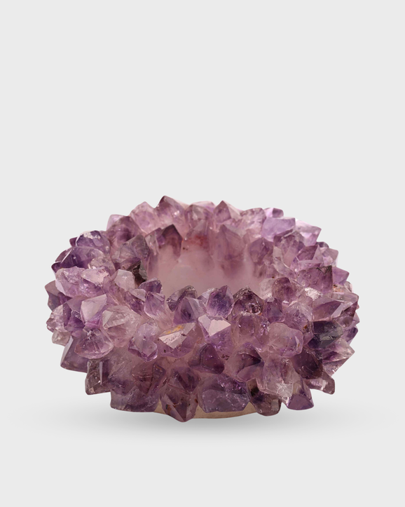 Amethyst Candle Holder