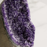 Amethyst Dark Druzy Geode