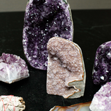 Amethyst Dark Druzy Geode