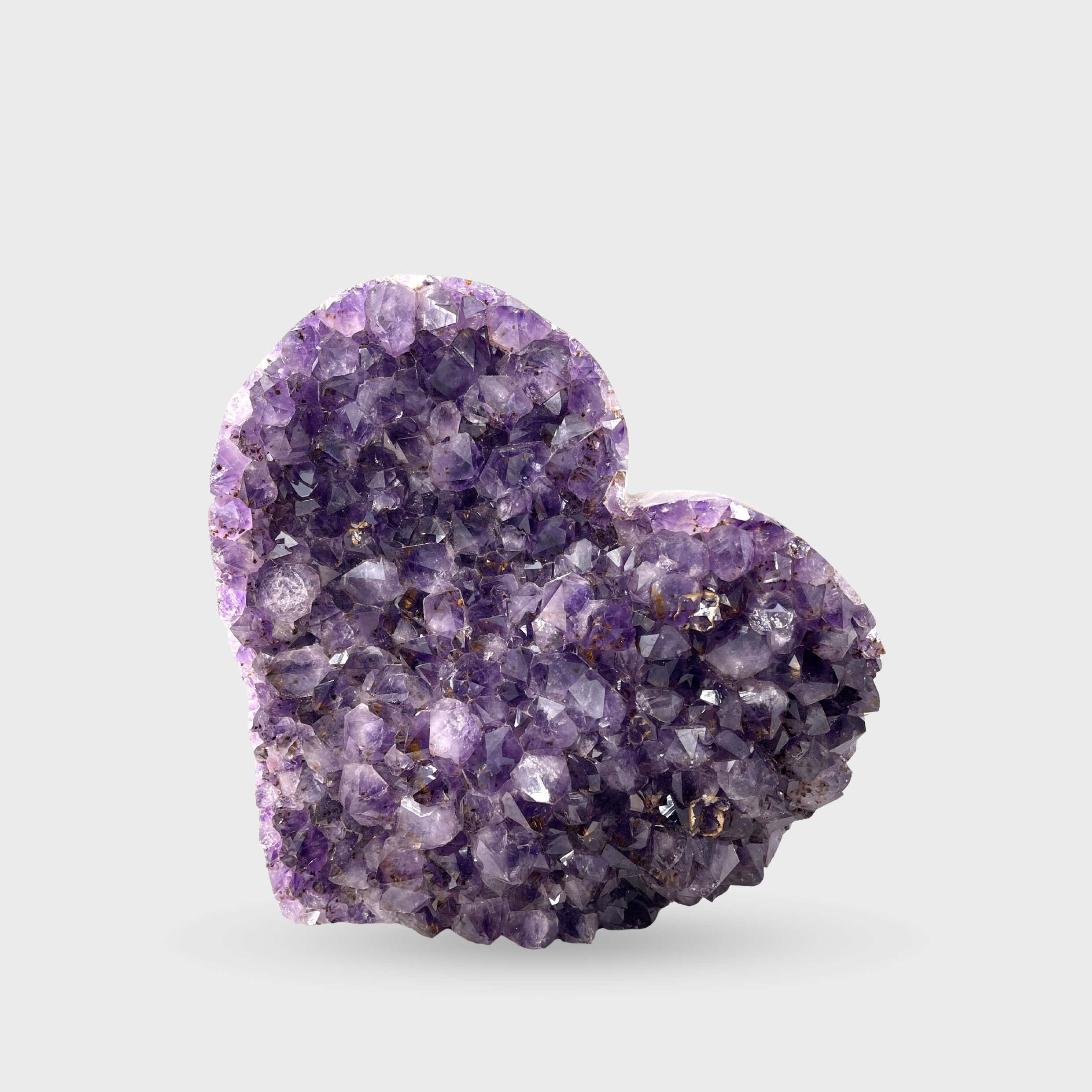 Amethyst Druzy Heart