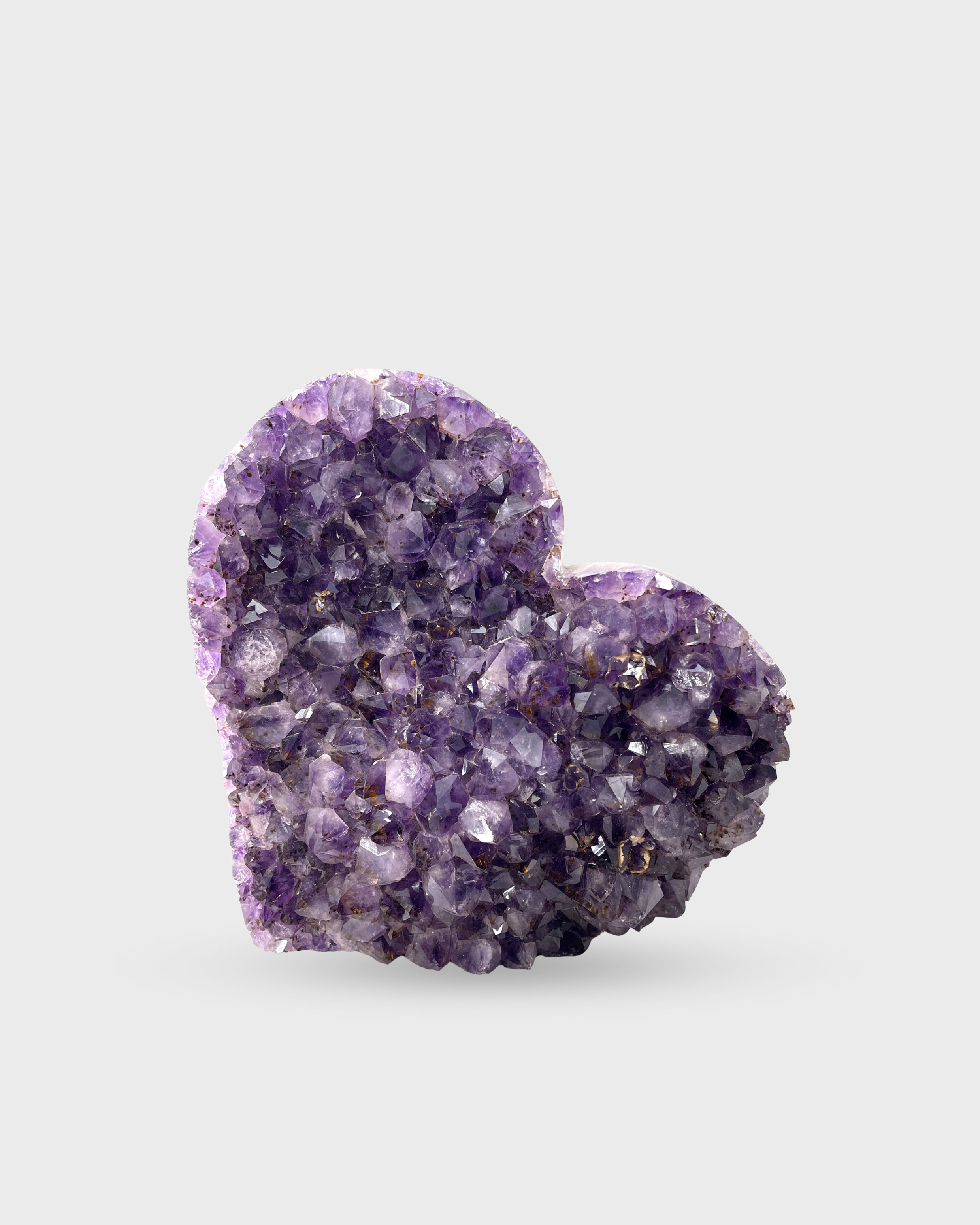 Amethyst Druzy Heart