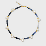 Arizona Ombre Blue Sapphire Pearl Anklet