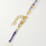 Arizona Silverite Rainbow Moonstone Gem Drop Bracelet