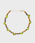 Arizona Tigers Eye with Peridot Drops Bracelet