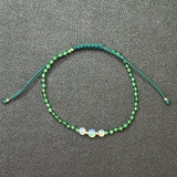 Brook Opal Emerald Cord Bracelet