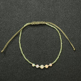Caelum Opal Phrenite Cord Bracelet