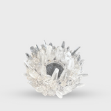 Crystal Quartz Cluster Candle Holder (Single)