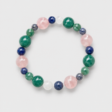 Oracle Rose Quartz Lapis Aventurine Orbit Bracelet