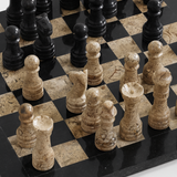 Black Honey Onyx Chess Set