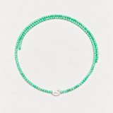 Ocean Connection Pearl And Opal Double Long Necklace