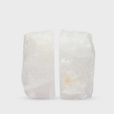 White Quartz Bookends (Pair)