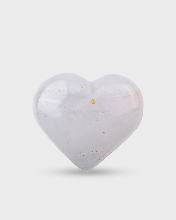 Crystal Quartz Heart