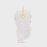 Crystal Quartz Tag Charm