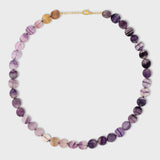 Chevron Amethyst Necklace