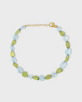 Arizona Peridot Aquamarine Bracelet