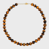 Oracle Tigers Eye Crystal Sphere Necklace