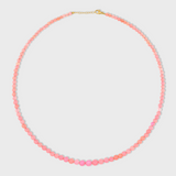 Soleil Pink Opal Sphere Necklace