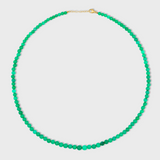 Soleil Green Opal Sphere Necklace