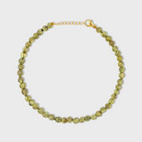 Men's Birthstone August Peridot Sphere Bracelet