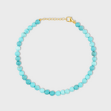 Men's Birthstone December Turquoise Sphere Bracelet