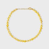 Men's Birthstone November Citrine Sphere Bracelet