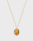 Treasure Bumble Bee Jasper Long Pendant Necklace