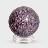 Deep Purple Lepidolite Sphere