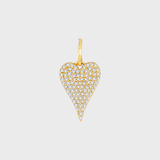 Diamond Heart Charm