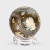 Flower Agate Sphere